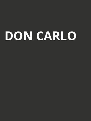 Don Carlo at Royal Opera House